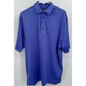 FootJoy Polo Shirt Mens M Purple FJ Golf Stretch
